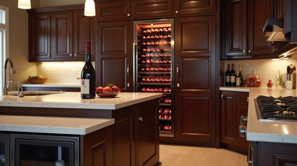 Cave à vin encastrable : l'intégrer dans une cuisine équipée