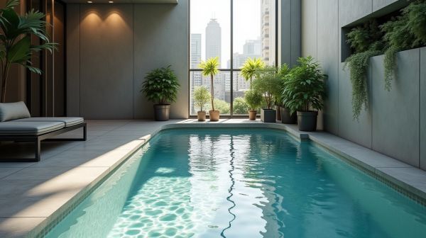 La mini piscine coque, alliée des petits espaces intelligents