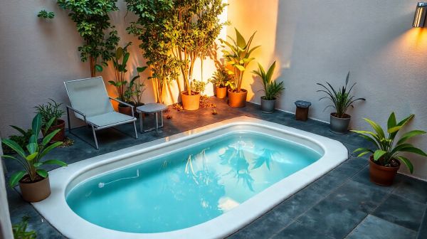 Optimisez votre petit espace avec une mini piscine coque
