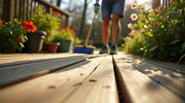 Réussir l'entretien de votre terrasse en bois facilement